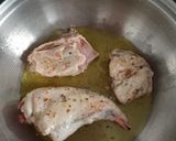 Foto del paso 1 de la receta: Risotto de conejo con alcachofas