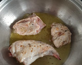 Foto del paso 1 de la receta: Risotto de conejo con alcachofas