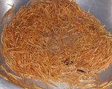 A picture of step 3 of Vermicelli zarda.