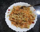 A picture of step 1 of Bread chaat.