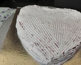 A picture of step 9 of Heart shape red velvet cake.