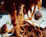 A picture of step 5 of Sambal Pasta with Masala Seared Scallops.