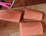 Foto del paso 1 de la receta: Salmón con soja y miel