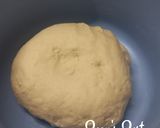 A picture of step 1 of Za'atar loaded Cheese Pizza.