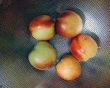 Hình bước làm 1 của món Đào ngâm