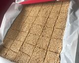 A picture of step 4 of Sesame Seed Snaps.