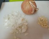 Foto del paso 2 de la receta Longaniza sobre cama de berenjena y cebolla