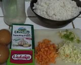 Foto langkah ke 1 dari resep Nasi Goreng Telur Sayur.