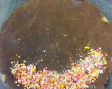 A picture of step 10 of Mary Biscuit Swiss Roll / No Bake Chocolate Roll.