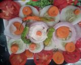 A picture of step 3 of Mix veggies salad with mayonnaise.