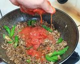 義式蕃茄肉醬麵（剩餘食材製作）+ 焗烤起士肉醬法國麵包（同場加映）的食譜步驟4照片