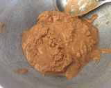 A picture of step 2 of Besan Ladoo.