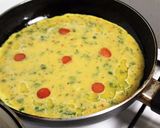A picture of step 5 of Spanish Omelette with Indian Flavour.