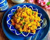 A picture of step 4 of Masoor Pulao / Pulav.