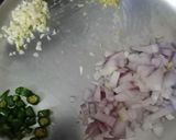 A picture of step 1 of Moong methi tarana.