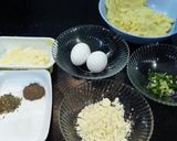 A picture of step 1 of Cheesy mashed potato puffs.