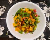 A picture of step 3 of Ripe Papaya Summer Salad.
