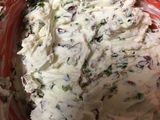 Bacon and chive stuffed celery sticks