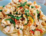 รูปขั้นตอนการทำที่ 4 ของ กะเพราไก่สับ