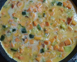 Foto del paso 5 de la receta: Tortilla de boniato, puerro y calabacín