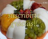 Foto del paso 5 de la receta: Gelatina de leche con frutas encapsuladas