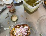 A picture of step 4 of Katori chaat.