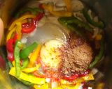 A picture of step 5 of Fried plantain with steamed cabbage and egg.