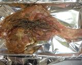 Hình bước làm 6 của món Gà nướng lá thyme (xạ hương)