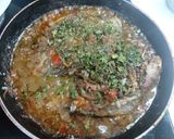 A picture of step 3 of Stuffed green masala pomfret.