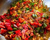 A picture of step 4 of Capsicum (Pasta).