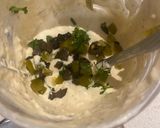 A picture of step 2 of Spicy spread cheese.