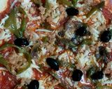 صورة لخطوة 2 من وصفة بيتزا 🍅🍕🧀🌶🍕🧀🌶🍕
