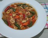 Foto langkah ke 7 dari resep Cumi Saus Padang.