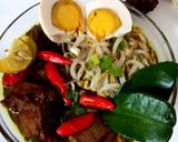 Foto langkah ke 4 dari resep Rawon Iga Sapi (pakai Tauge / Kecambah kacang hijau).