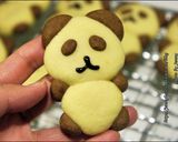 A picture of step 12 of Adorable 3D Panda Cookies.