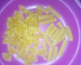 A picture of step 2 of Macaroni n potato jollof with Nescafe.