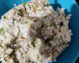 A picture of step 2 of Sabhudana kabab.