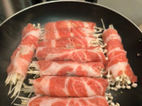 金針菇燒肉捲+高麗菜