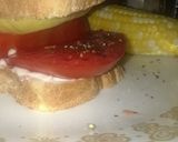 A picture of step 3 of Midwest Summer Tomato and Sweet Onion Sandwich.