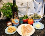 Tőkehal hátfilé meleg kesu- és zöldségsalátával - LC recept fázis 1 fotója