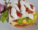 Foto langkah ke 4 dari resep Burger Sandwich.