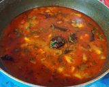 A picture of step 12 of Prawn Mushroom Curry.