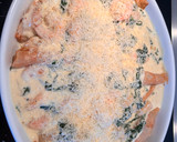 Foto del paso 9 de la receta: Crêpes gratinadas, rellenas de espinacas y gambas