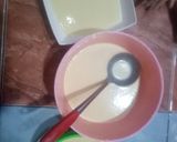 Foto langkah ke 3 dari resep Mille crepes cake rainbow 🌈🌈.