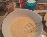 Foto del paso 4 de la receta: Budín húmedo de duraznos y cebada
