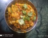 A picture of step 4 of Mix veg Chole.