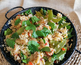 Foto del paso 9 de la receta: Arroz con tirabeques, setas y espinacas