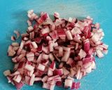 Foto del paso 3 de la receta: Ensalada de langostinos con vinagreta de lima y hierbabuena