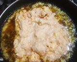 A picture of step 5 of Aloo burji with coriander-mint curd.