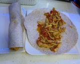 Csirke fajitas teljes kiőrlésű tortillával recept fázis 2 fotója